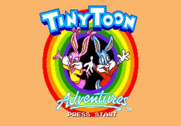 Tiny Toon Adventures - Buster's Hidden Treasure (Europe) screen shot title